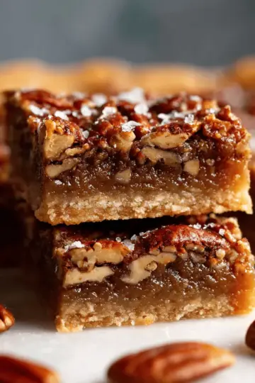 Maple Pecan Pie Bars