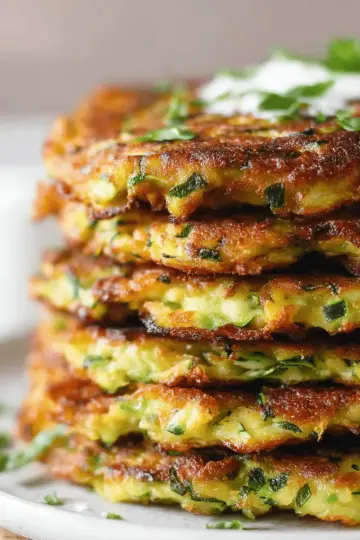Crispy Zucchini Fritters