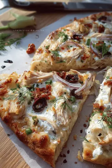 Chicken Tzatziki Pizza