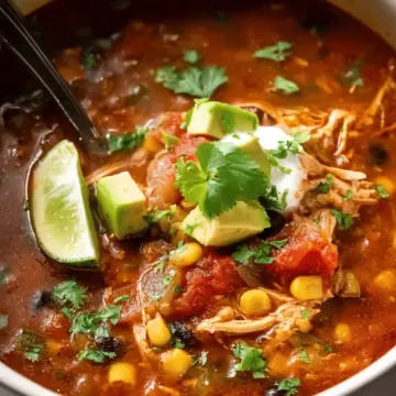 Slow Cooker Mexican Chicken Soup