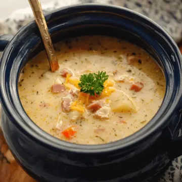 Crockpot Ham and Potato Soup Recipe