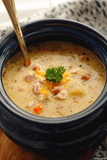 Crockpot Ham and Potato Soup Recipe