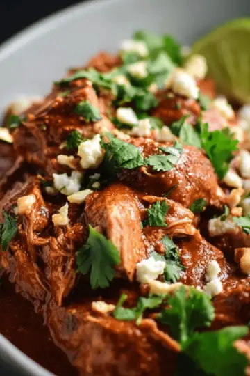 Crockpot Mexican Chicken Mole