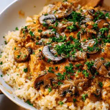 Smothered Chicken and Rice