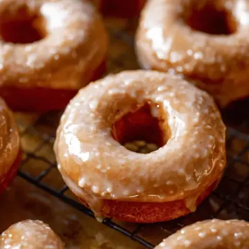 Baked Maple Glazed Donuts