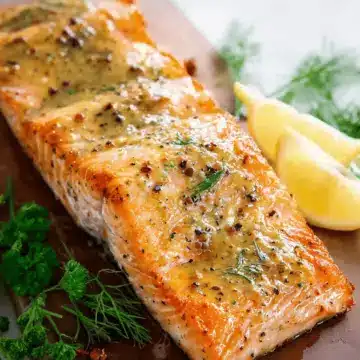 Honey Mustard Baked Salmon