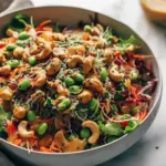 Cashew Crunch Salad with Sesame Dressing