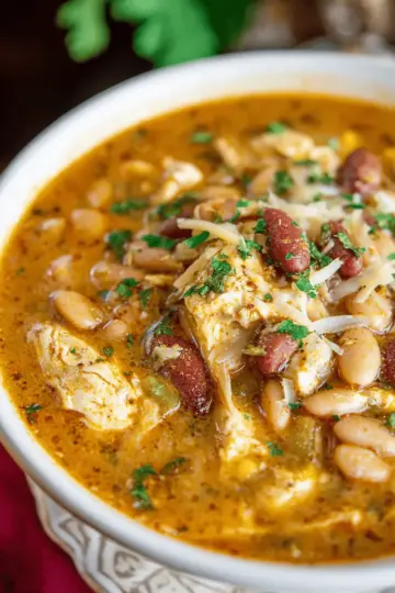 Cajun White Chicken Chili