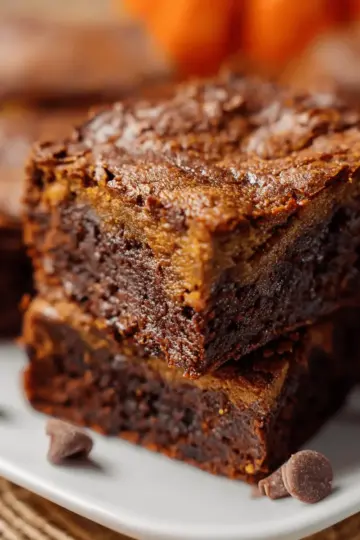 Pumpkin Brownies