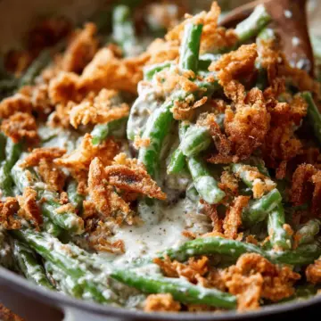 Creamy Green Bean Casserole from Scratch