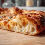 artisan pizza dough- crispy, chewy, bubbly crust