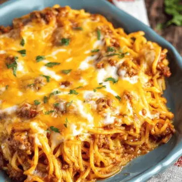 Easy Southern Baked Spaghetti