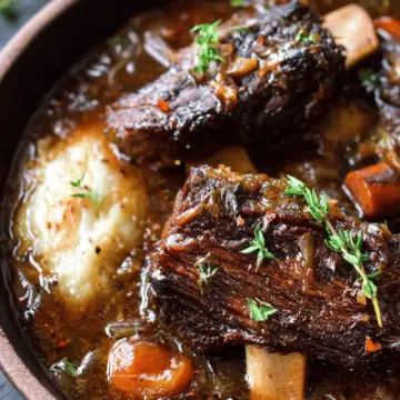 French Onion Short Ribs