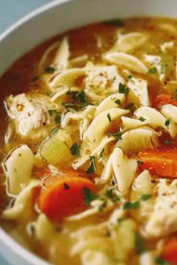 Homemade Chicken Noodle Soup