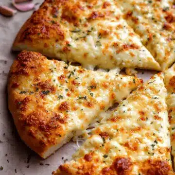 Garlic cheese pizza