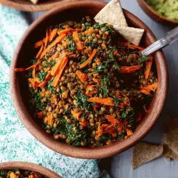 Moroccan Lentil Carrot Salad
