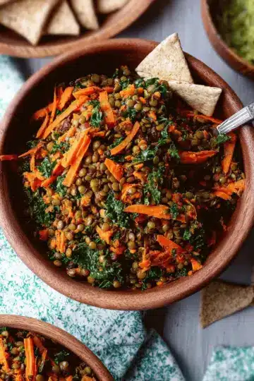 Moroccan Lentil Carrot Salad