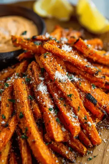 Parmesan Roasted Carrot Fries