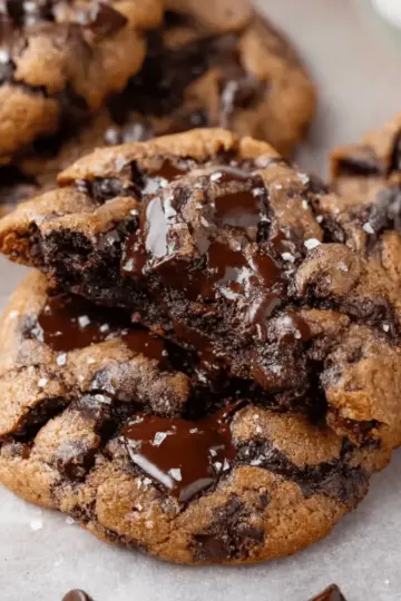 Crumbl Dark Dream Cookies – Thick Chocolate Chocolate Chip Copycat