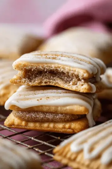 Frosted Brown Sugar Cinnamon Pop Tart Cookies