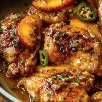 Jalapeno Peach Chicken