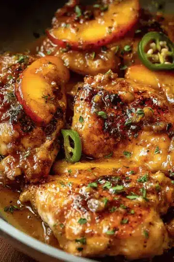 Jalapeno Peach Chicken