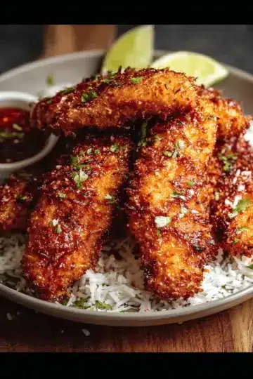 Crispy Coconut Chicken Tenders