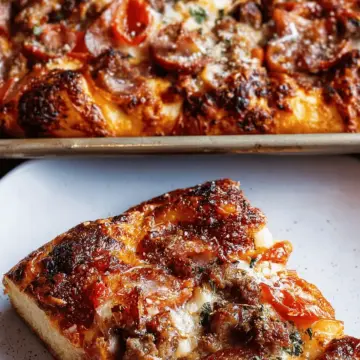 Meat Lovers' Sheet Pan Pizza