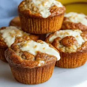 Fresh Banana Cream Cheese Muffins Recipe