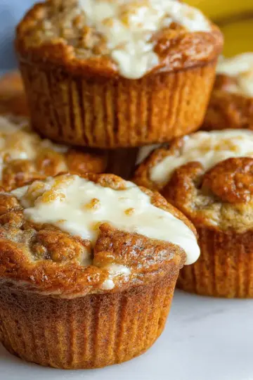 Fresh Banana Cream Cheese Muffins Recipe