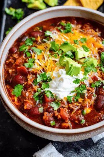 Crockpot Vegetarian Chili