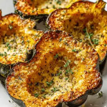 Parmesan Herb Roasted Acorn Squash