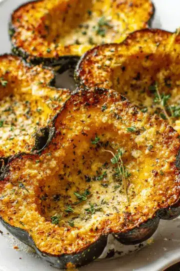 Parmesan Herb Roasted Acorn Squash