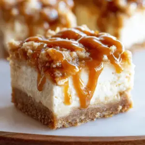 Caramel Apple Cheesecake Bars
