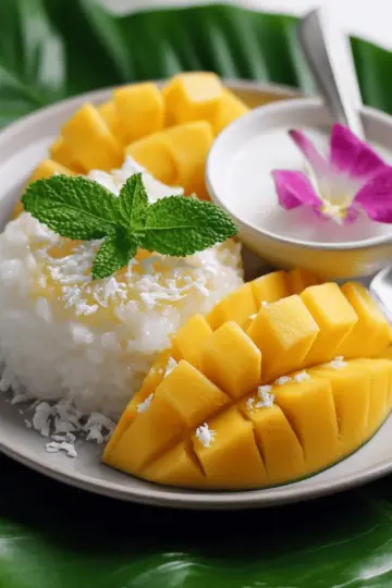 Authentique mango sticky rice