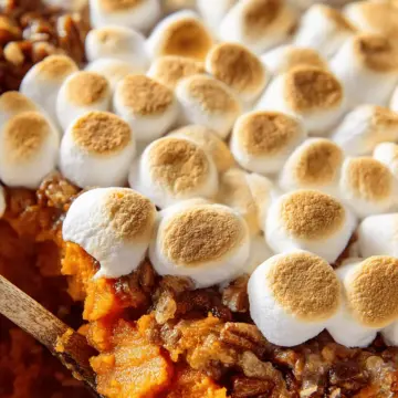 Sweet Potato Casserole With Marshmallows
