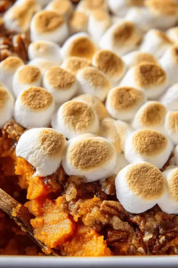Sweet Potato Casserole With Marshmallows