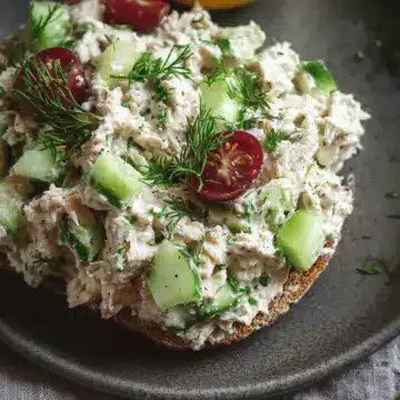 High Protein Cottage Cheese Tuna Salad