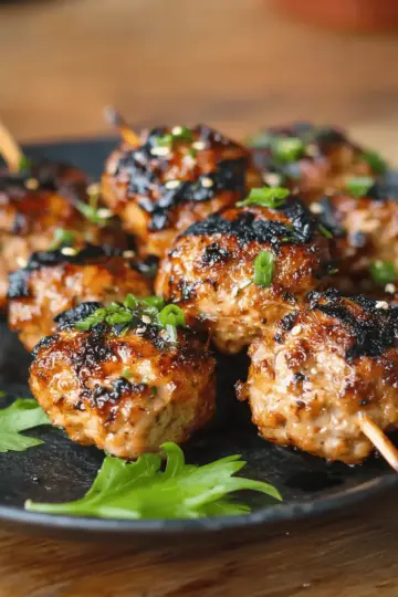 Tsukune (Japanese Chicken Meatballs)