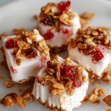 Frozen Yogurt Granola Bites