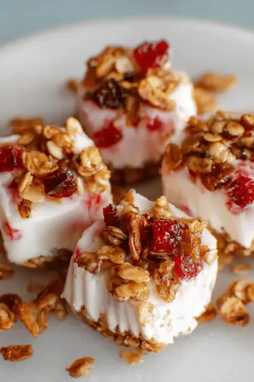 Frozen Yogurt Granola Bites
