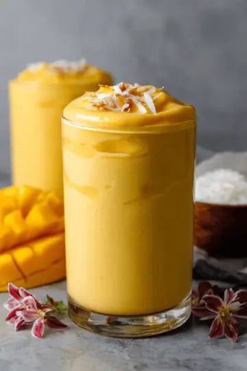 Mango Coconut Milk Smoothie