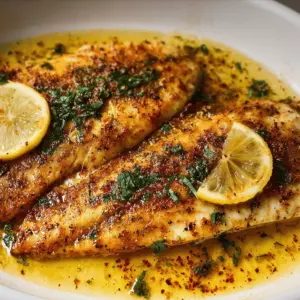 Baked Lemon Garlic Butter Tilapia