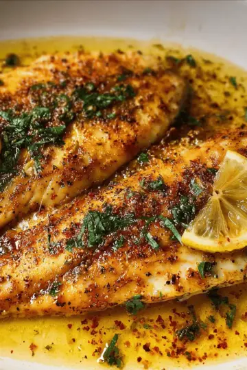 Baked Lemon Garlic Butter Tilapia
