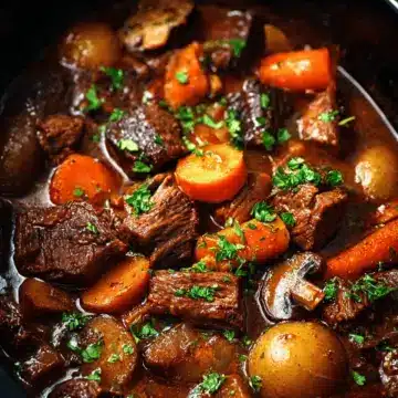 Slow Cooker Beef Bourguignon
