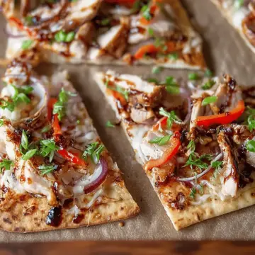 Grilled Teriyaki Chicken Flatbread
