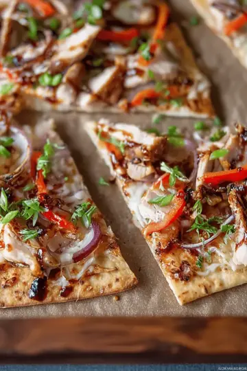 Grilled Teriyaki Chicken Flatbread