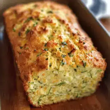 Savory Zucchini Cheddar Quick Bread