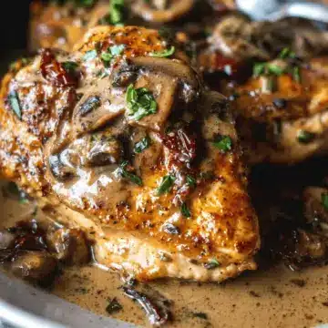 Stuffed Chicken Marsala