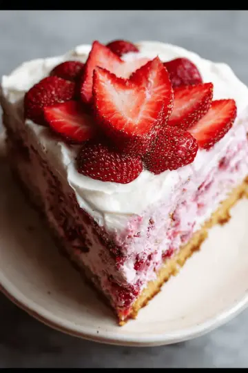 Homemade Strawberry Cake